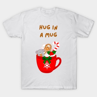 Christmas Hug in a Mug Hot Chocolate T-Shirt